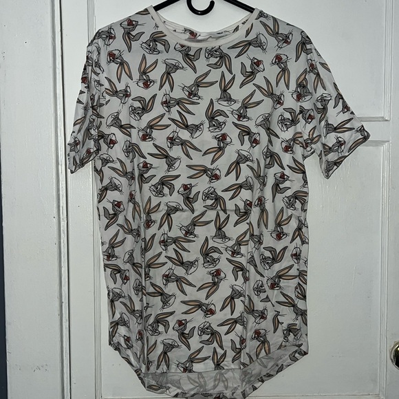 Looney Tunes Buggs Bunny Shirt Pants Pajama Comfort Set Unisex Small - Picture 1 of 4